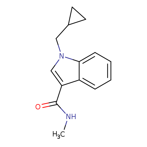 1-(cyclopropylmethyl)-N-methyl-1H-indole-3-carboxamide