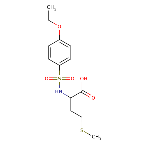 2-(4-ethoxybenzenesulfonamido)-4-(methylsulfanyl)butanoic acid