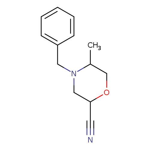 4-benzyl-5-methylmorpholine-2-carbonitrile