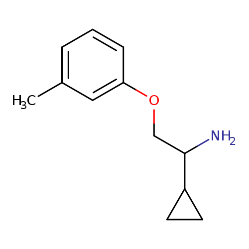 [1-Cyclopropyl-2-(3-methylphenoxy)ethyl]amine