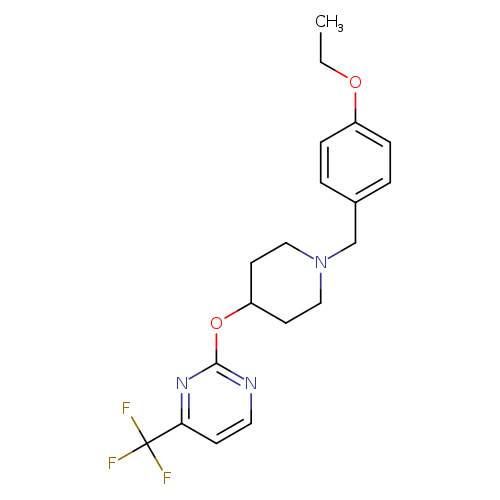 2-({1-[(4-ethoxyphenyl)methyl]piperidin-4-yl}oxy)-4-(trifluoromethyl)pyrimidine