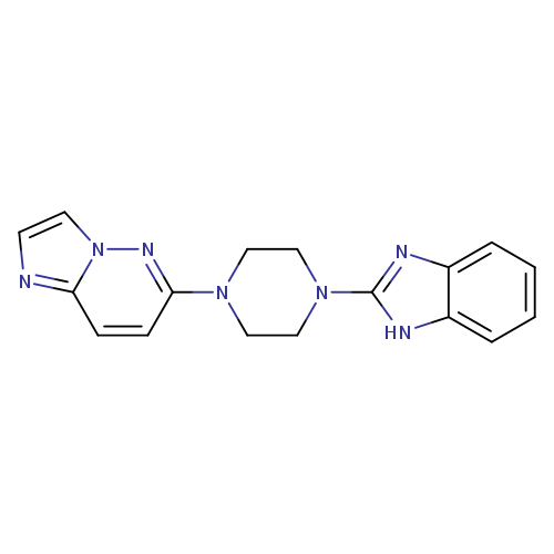 2-(4-{imidazo[1,2-b]pyridazin-6-yl}piperazin-1-yl)-1H-1,3-benzodiazole