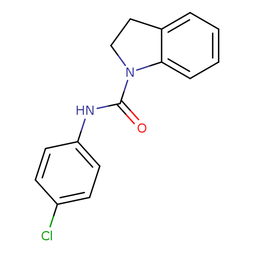 1H-Indole-1-carboxamide, N-(4-chlorophenyl)-2,3-dihydro-