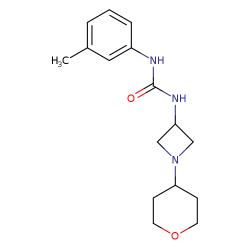 1-(3-methylphenyl)-3-[1-(oxan-4-yl)azetidin-3-yl]urea