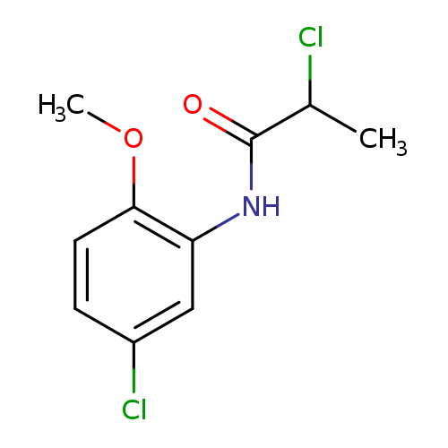 2-chloro-N-(5-chloro-2-methoxyphenyl)propanamide