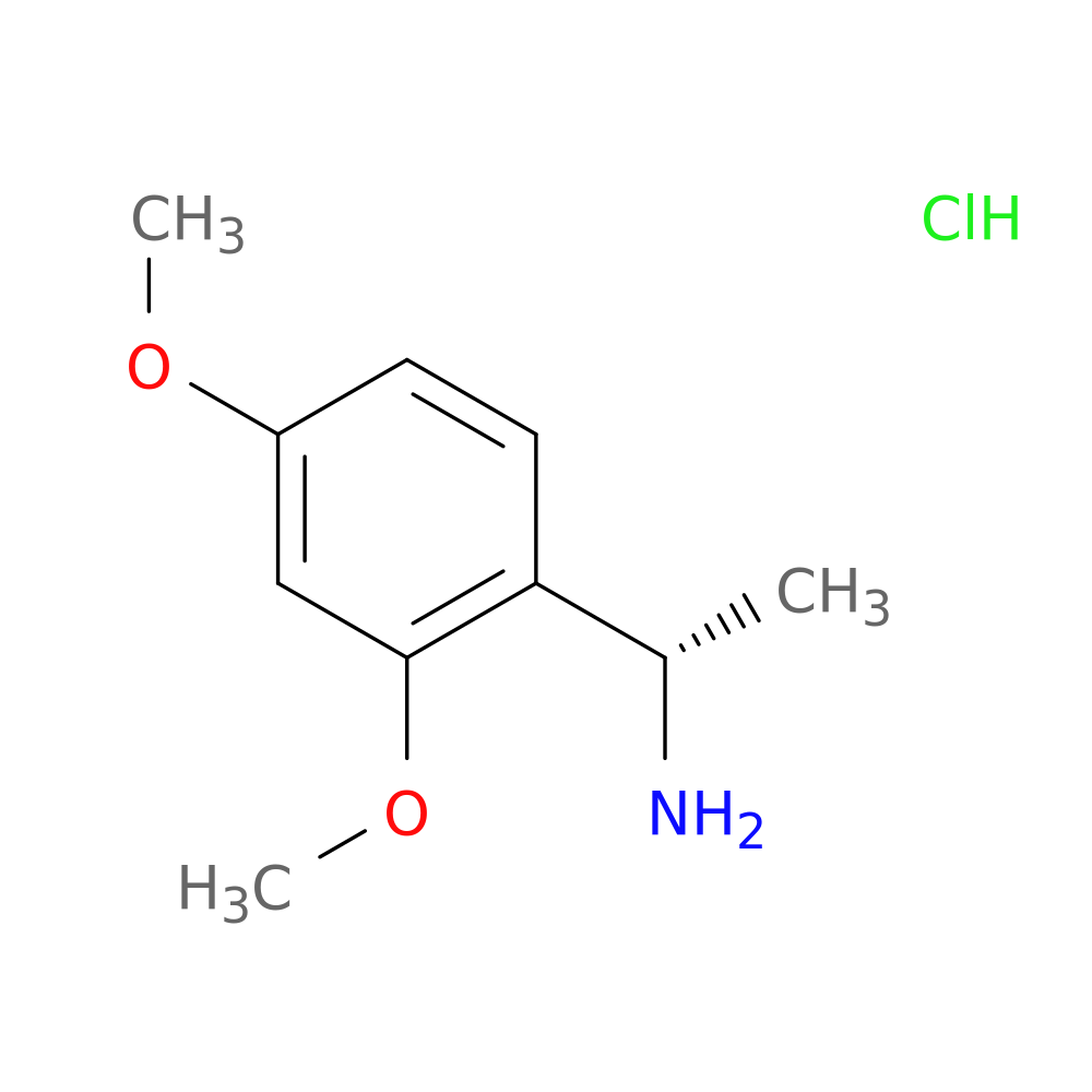 (1S)-1-(2,4-Dimethoxyphenyl)ethanamine hydrochloride