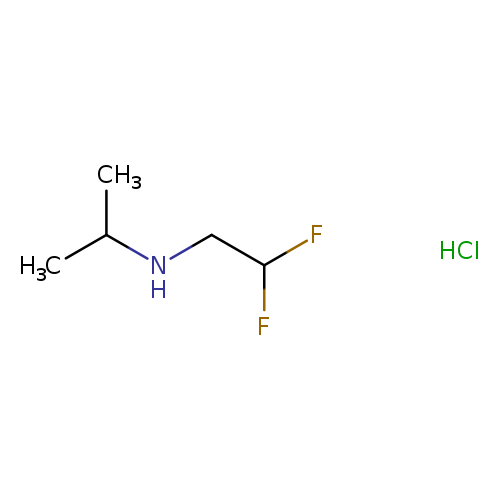 (2,2-difluoroethyl)(propan-2-yl)amine hydrochloride