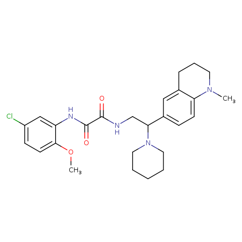 N-(5-chloro-2-methoxyphenyl)-N'-[2-(1-methyl-1,2,3,4-tetrahydroquinolin-6-yl)-2-(piperidin-1-yl)ethyl]ethanediamide