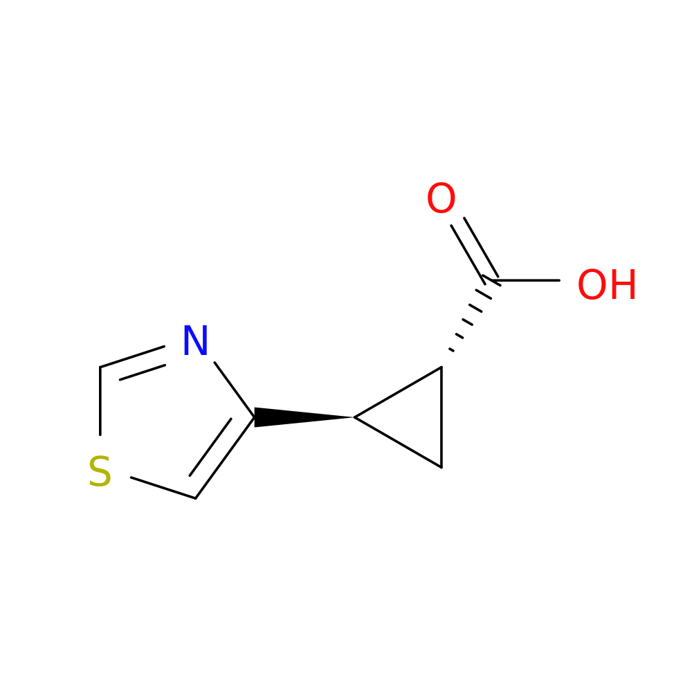 rac-(1R,2R)-2-(1,3-thiazol-4-yl)cyclopropane-1-carboxylic acid