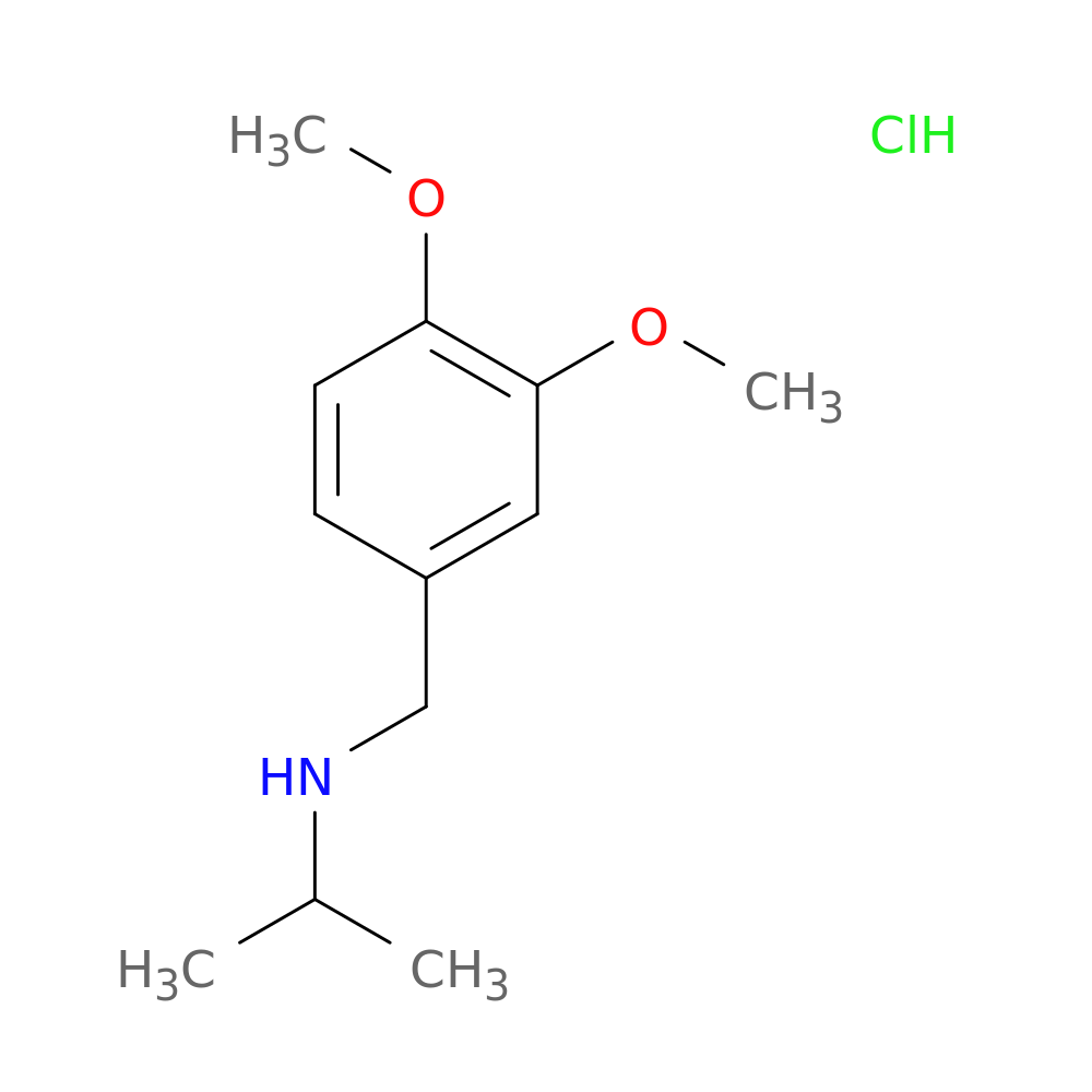 N-(3,4-dimethoxybenzyl)-2-propanamine hydrochloride