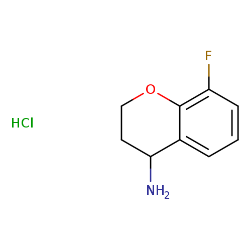 2H-1-Benzopyran-4-amine, 8-fluoro-3,4-dihydro-, hydrochloride (1:1)