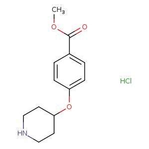 Methyl 4-(4-piperidinyloxy)benzoate hydrochloride