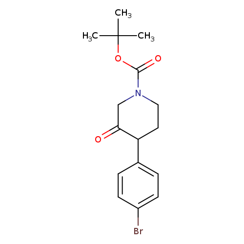 tert-butyl 4-(4-bromophenyl)-3-oxopiperidine-1-carboxylate