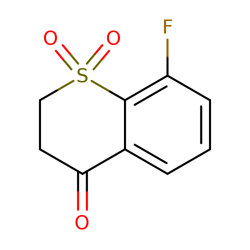 8-Fluoro-2,3-dihydro-4h-thiochromen-4-one 1,1-dioxide