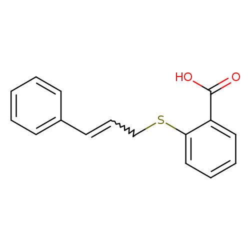 2-([(2E)-3-Phenylprop-2-en-1-yl]thio)benzoic acid