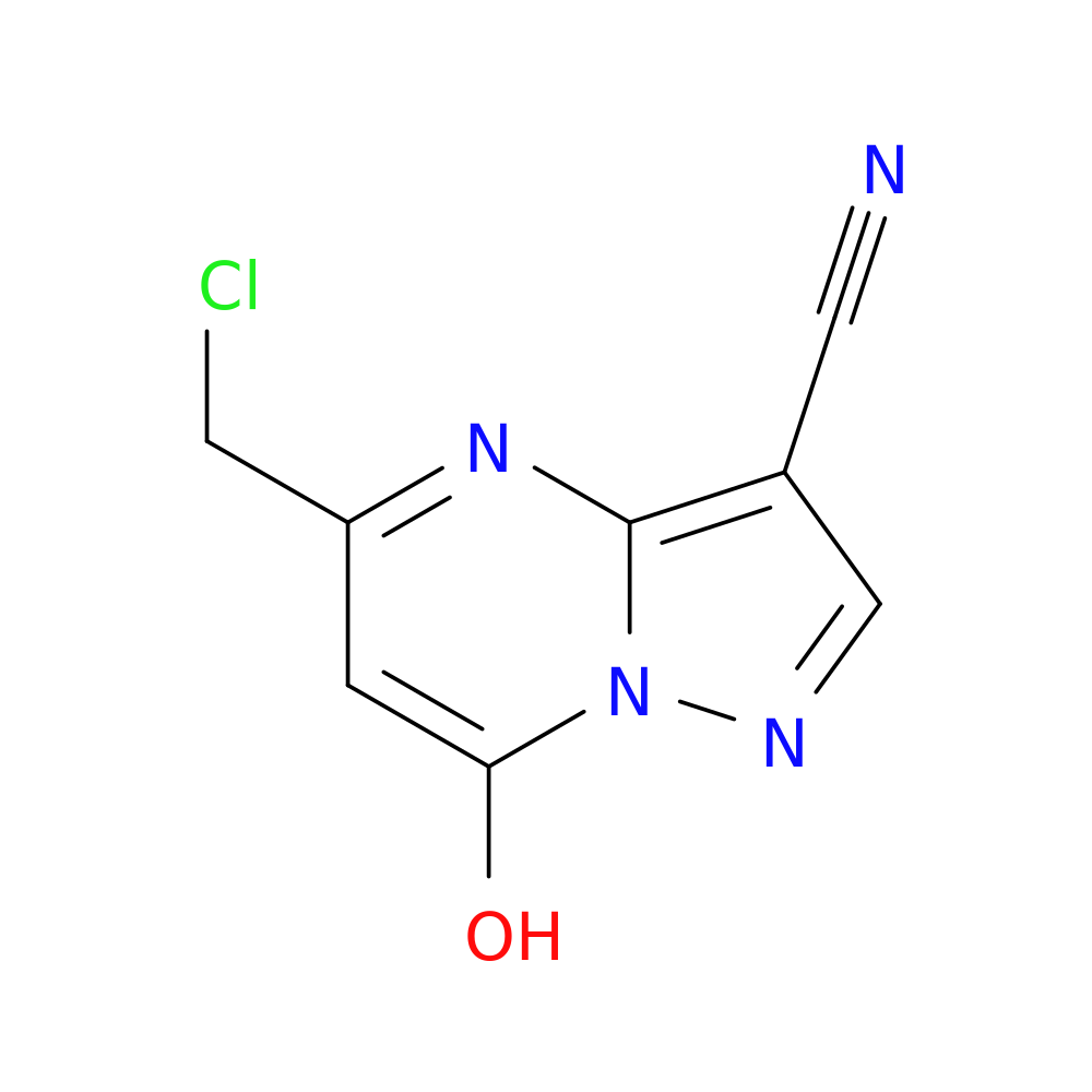 5-(chloromethyl)-7-hydroxypyrazolo[1,5-a]pyrimidine-3-carbonitrile
