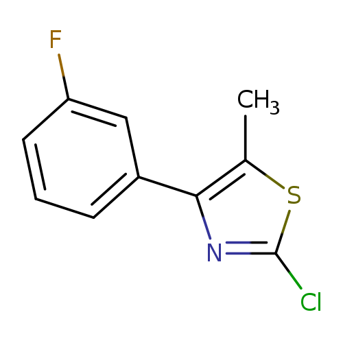 2-chloro-4-(3-fluorophenyl)-5-methyl-1,3-thiazole