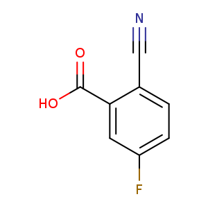 Benzoic acid, 2-cyano-5-fluoro- (9CI)