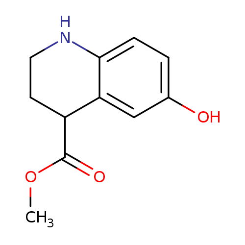 methyl 6-hydroxy-1,2,3,4-tetrahydroquinoline-4-carboxylate