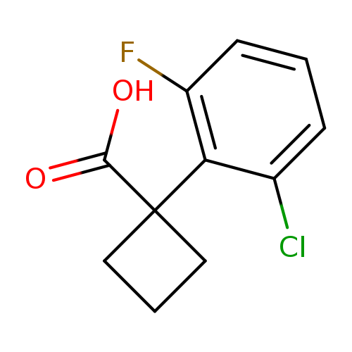 1-(2-chloro-6-fluorophenyl)cyclobutane-1-carboxylic acid