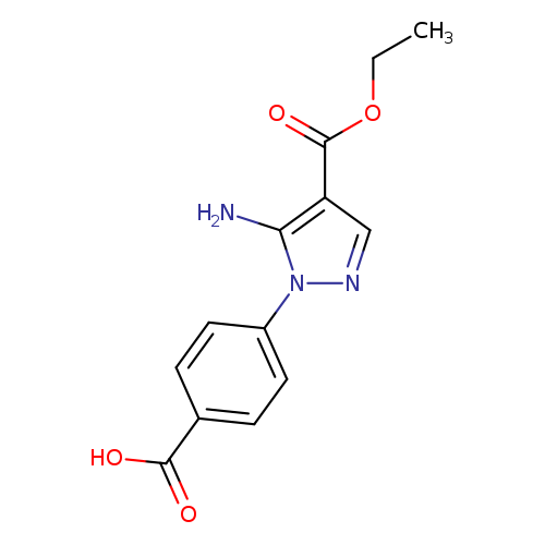 4-(5-Amino-4-(ethoxycarbonyl)-1H-pyrazol-1-yl)benzoic acid