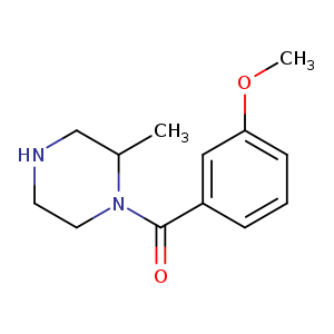 1-(3-methoxybenzoyl)-2-methylpiperazine