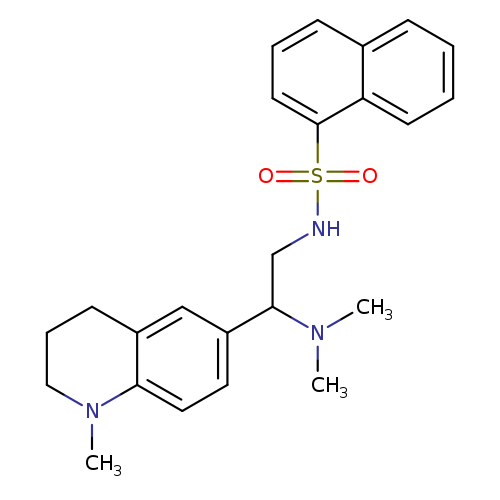 N-[2-(dimethylamino)-2-(1-methyl-1,2,3,4-tetrahydroquinolin-6-yl)ethyl]naphthalene-1-sulfonamide