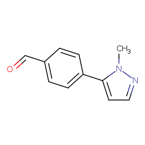 Benzaldehyde, 4-(1-methyl-1H-pyrazol-5-yl)-
