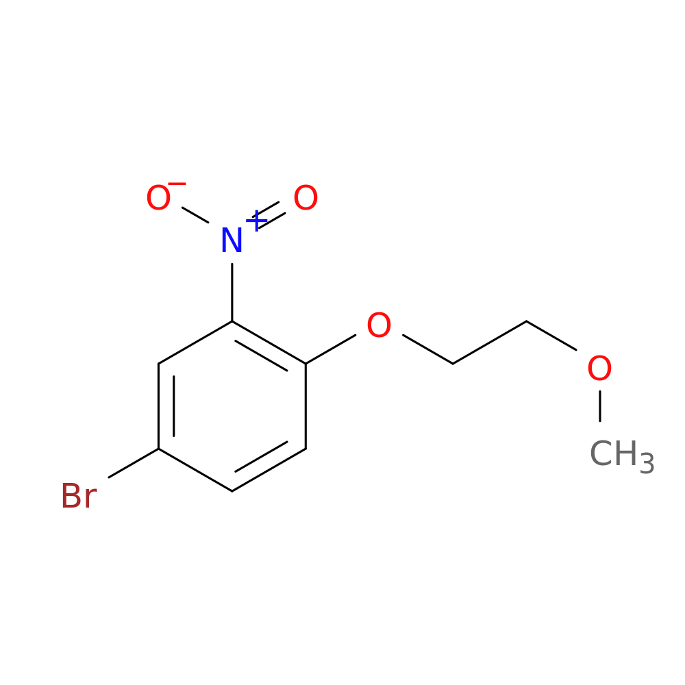 4-bromo-1-(2-methoxyethoxy)-2-nitrobenzene