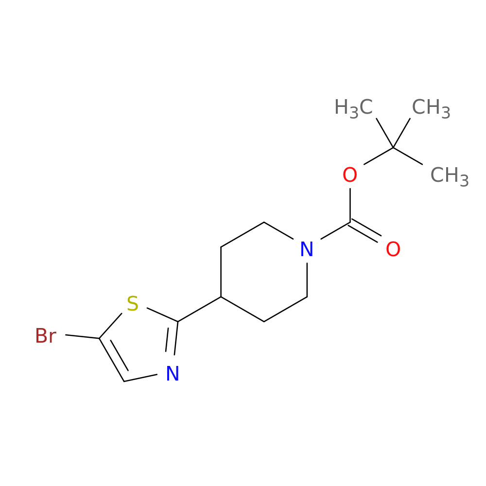 tert-Butyl 4-(5-bromothiazol-2-yl)piperidine-1-carboxylate