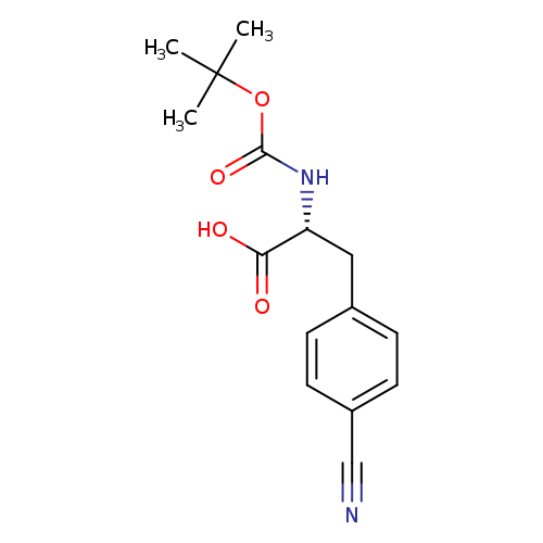 D-Phenylalanine, 4-cyano-N-[(1,1-dimethylethoxy)carbonyl]-