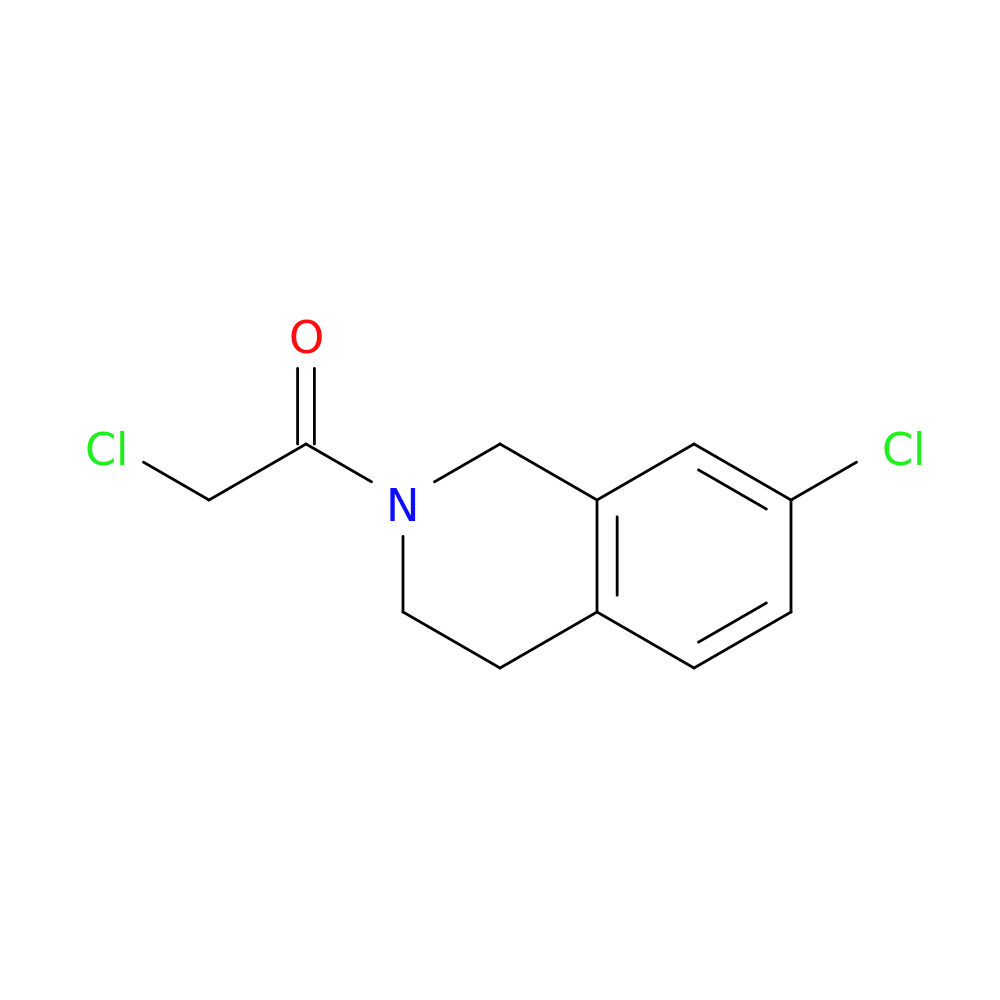 2-chloro-1-(7-chloro-1,2,3,4-tetrahydroisoquinolin-2-yl)ethan-1-one