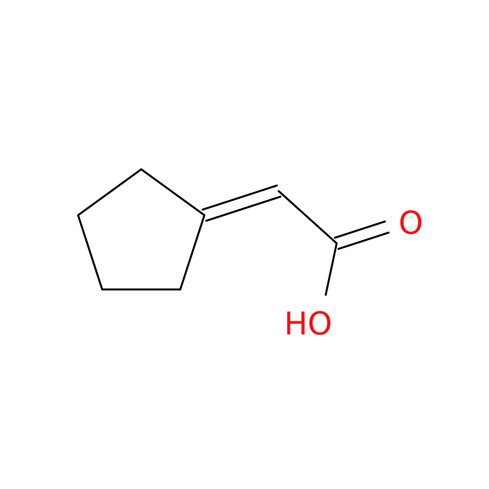 2-Cyclopentylideneacetic acid