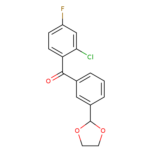 2-Chloro-3'-(1,3-dioxolan-2-yl)-4-fluorobenzophenone