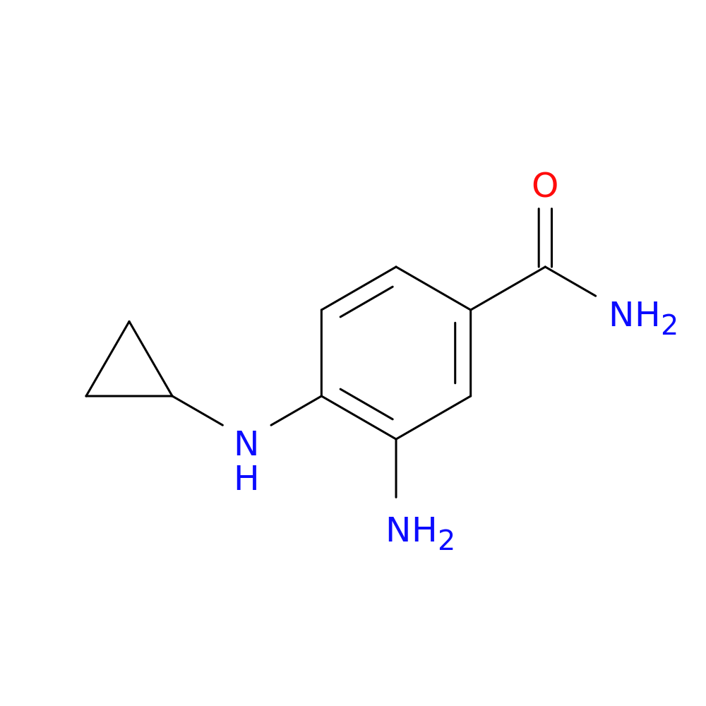 3-amino-4-(cyclopropylamino)benzamide