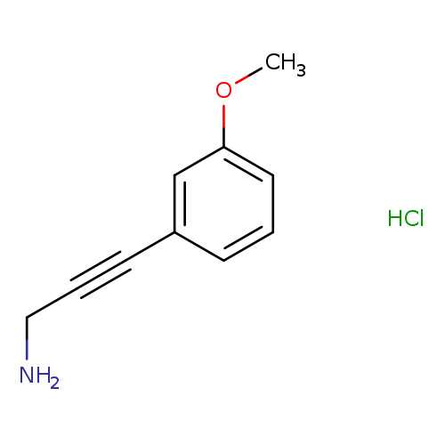 3-(3-methoxyphenyl)prop-2-yn-1-amine hydrochloride