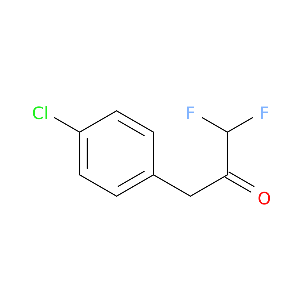 3-(4-chlorophenyl)-1,1-difluoropropan-2-one