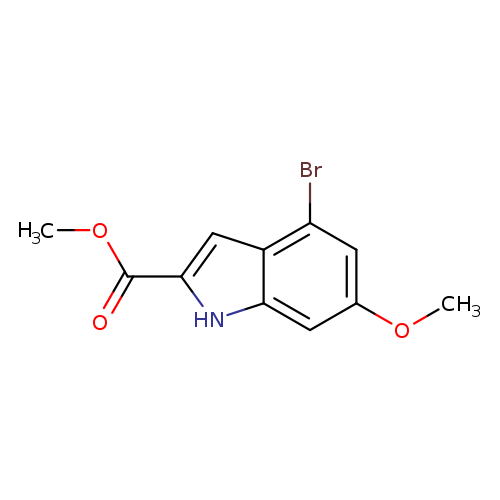 methyl 4-bromo-6-methoxy-1H-indole-2-carboxylate