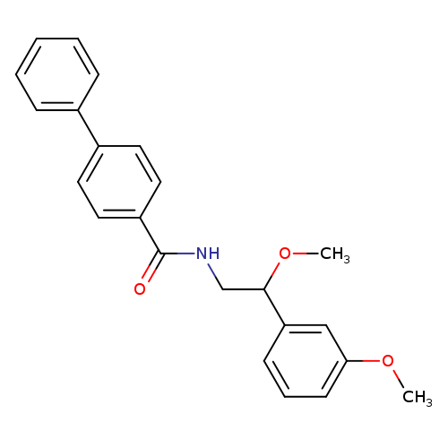 N-[2-methoxy-2-(3-methoxyphenyl)ethyl]-[1,1'-biphenyl]-4-carboxamide