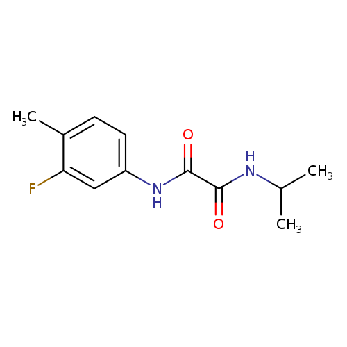 N'-(3-fluoro-4-methylphenyl)-N-(propan-2-yl)ethanediamide