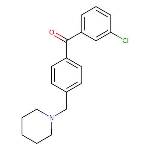 3-Chloro-4'-piperidinomethyl benzophenone