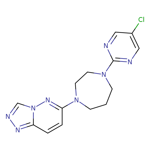 1-(5-chloropyrimidin-2-yl)-4-{[1,2,4]triazolo[4,3-b]pyridazin-6-yl}-1,4-diazepane