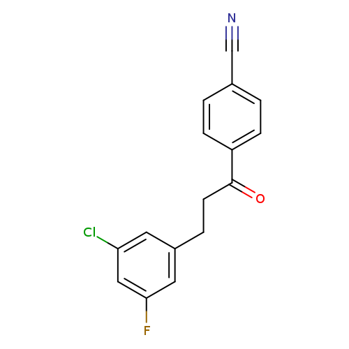 3-(3-Chloro-5-fluorophenyl)-4'-cyanopropiophenone