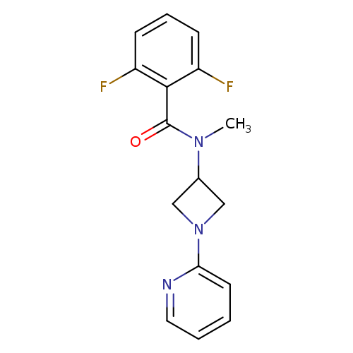 2,6-difluoro-N-methyl-N-[1-(pyridin-2-yl)azetidin-3-yl]benzamide