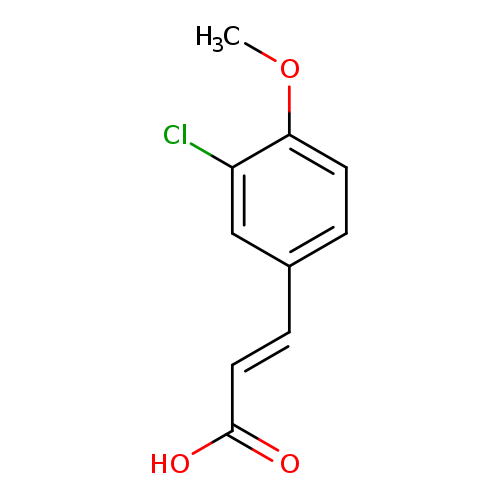 (2E)-3-(3-Chloro-4-methoxyphenyl)acrylic acid