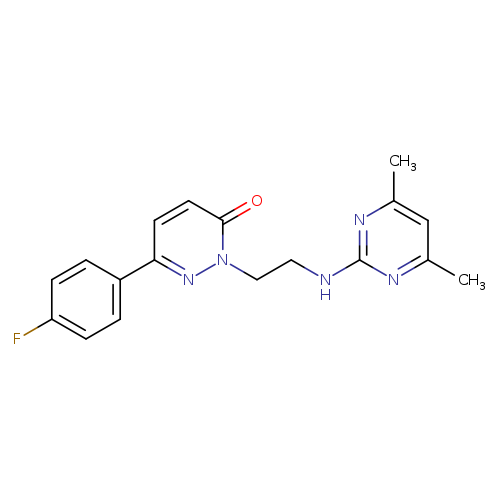 2-{2-[(4,6-dimethylpyrimidin-2-yl)amino]ethyl}-6-(4-fluorophenyl)-2,3-dihydropyridazin-3-one