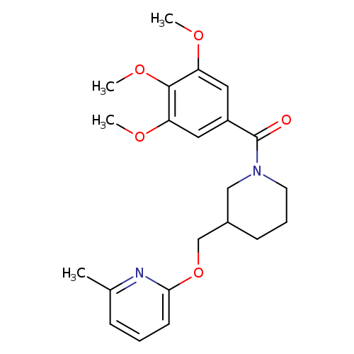 2-methyl-6-{[1-(3,4,5-trimethoxybenzoyl)piperidin-3-yl]methoxy}pyridine
