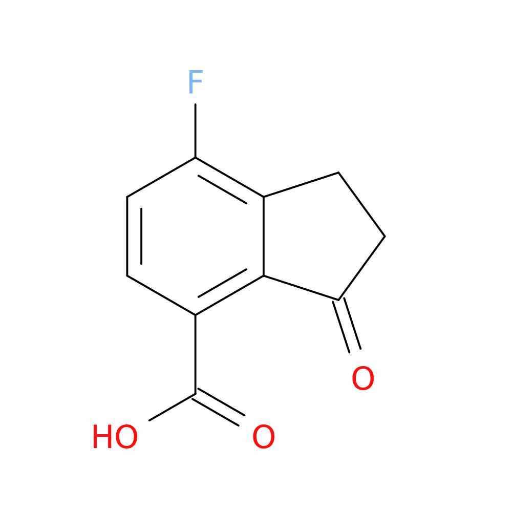 7-fluoro-3-oxo-2,3-dihydro-1H-indene-4-carboxylic acid