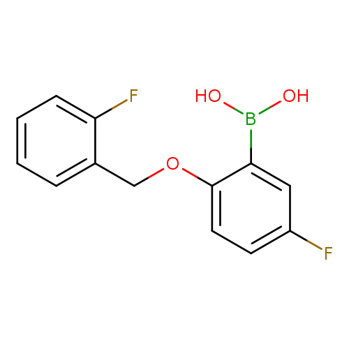 5-Fluoro-2-(2-fluorophenylmethoxy)phenylboronic acid