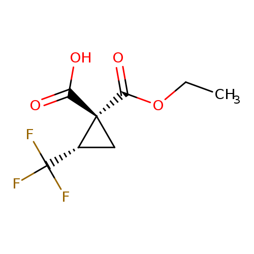 rac-(1R,2S)-1-(ethoxycarbonyl)-2-(trifluoromethyl)cyclopropane-1-carboxylicacid